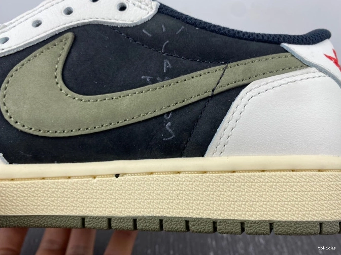 Rep TB Scott x 1 Travis Air Jordan Low OG DZ4137-106 WMNS Olive 0721